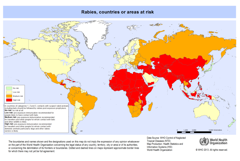 Rabies Risk Map